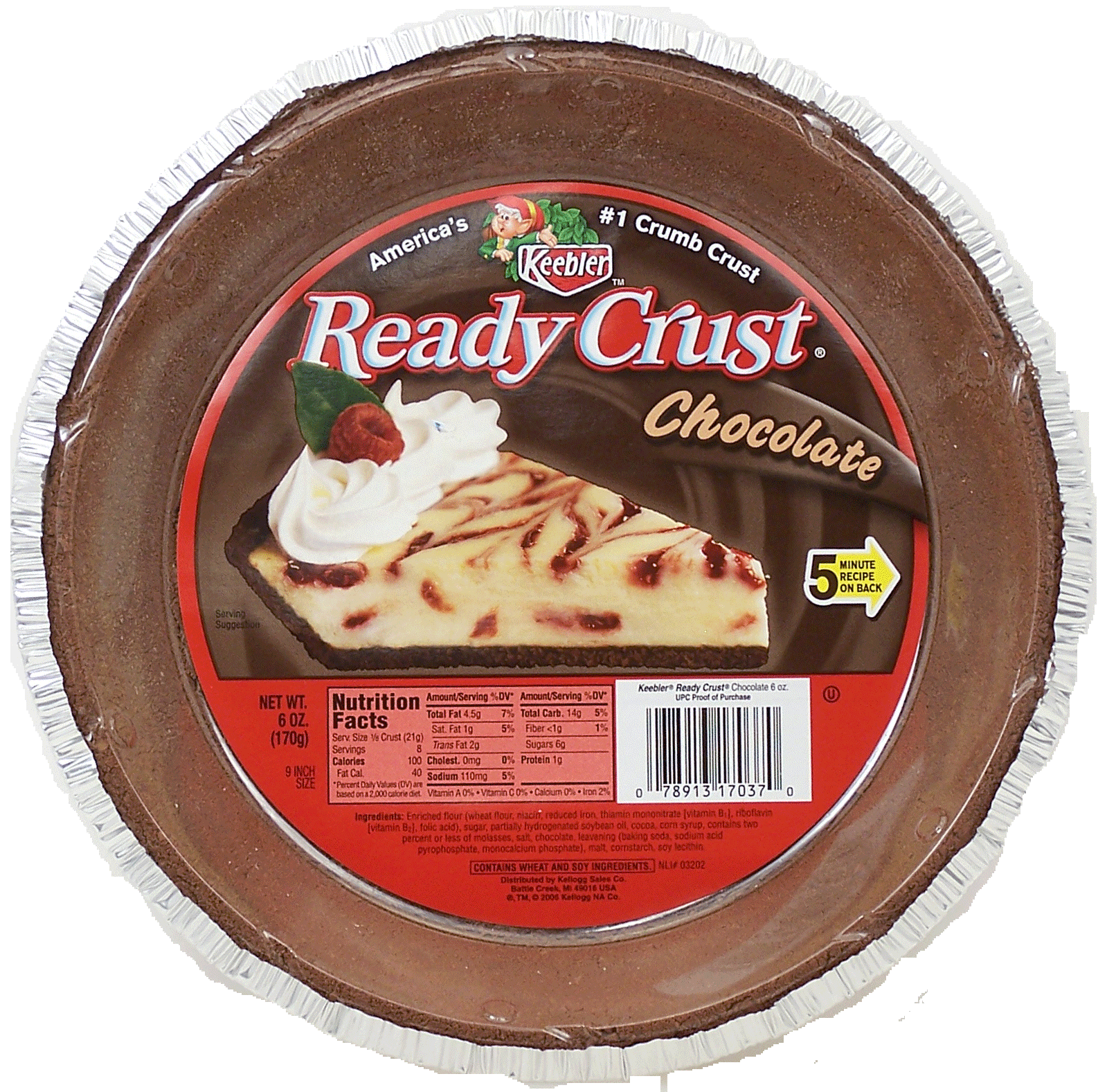 Keebler Ready Crust chocolate crumb pie crust Full-Size Picture